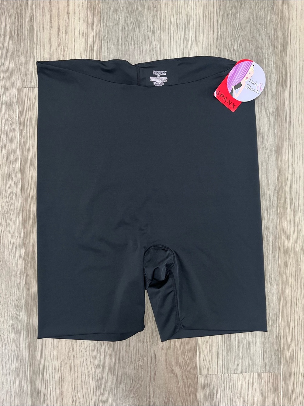 SPANX Hide & Sleek Mid Thigh Smoother Shapewear Shorts Black 3X NWT